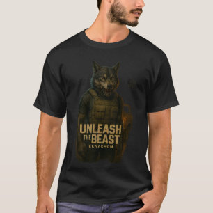 Tactical Beast – Unleash the Beast Military Wolf T T-Shirt