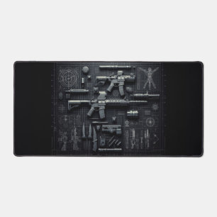 Tactical Black Ops Design Desk Mat