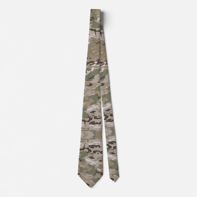 Tactical Camo Pattern Tie (Front)