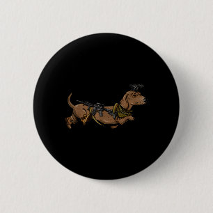 Tactical Dachshund Wiener Dogs Lovers Funny Dog 6 Cm Round Badge