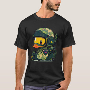 Tactical Duck in Full Uniform Pullover Hoodie