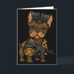 Tactical Frenchie Funny Dog Bulldog With Nvg Meme Card<br><div class="desc">Tactical Frenchie Funny Dog Bulldog With Nvg Meme</div>