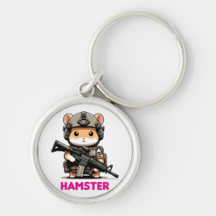Tactical Hamster Key Ring