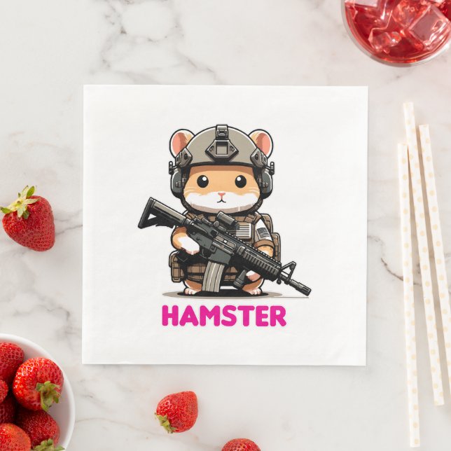 Tactical Hamster Napkin (Insitu)