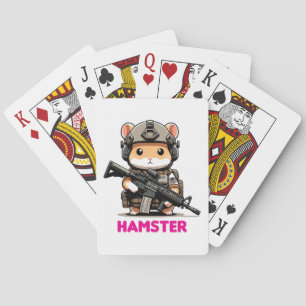 Tactical Hamster Playing Cards
