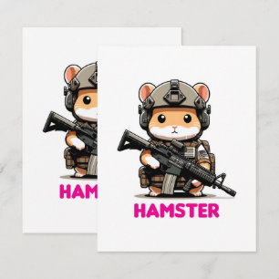 Tactical Hamster RSVP Card