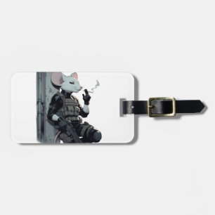 Tactical Mouse Luggage Tag