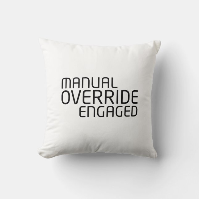 Tactical Reset Lumbar Cushion Throw Pillow (Front)
