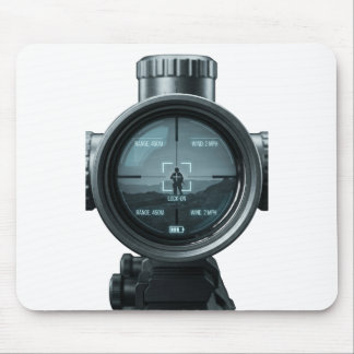 Tactical Sniper Scope FPS Gamer Graphic Mouse Mat