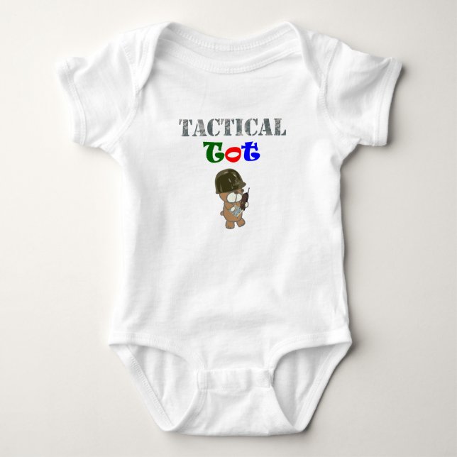 Tactical Tots Baby Bodysuit (Front)