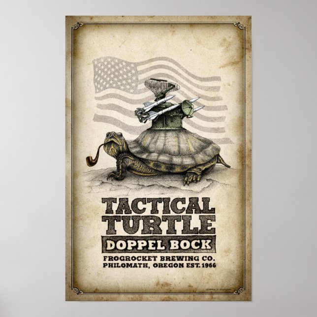 Tactical Turtle Doppel Bock Poster (Front)