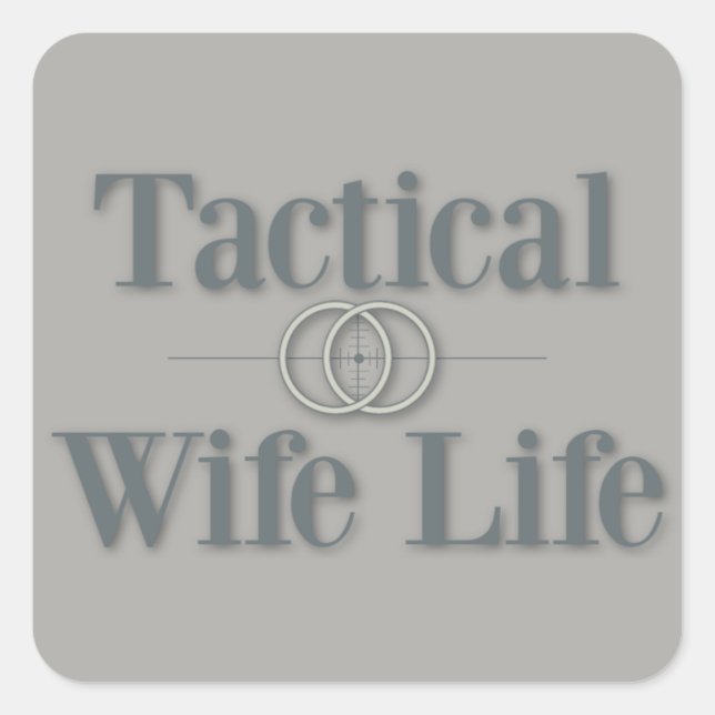 Tactical Wife Life Sticker (Front)