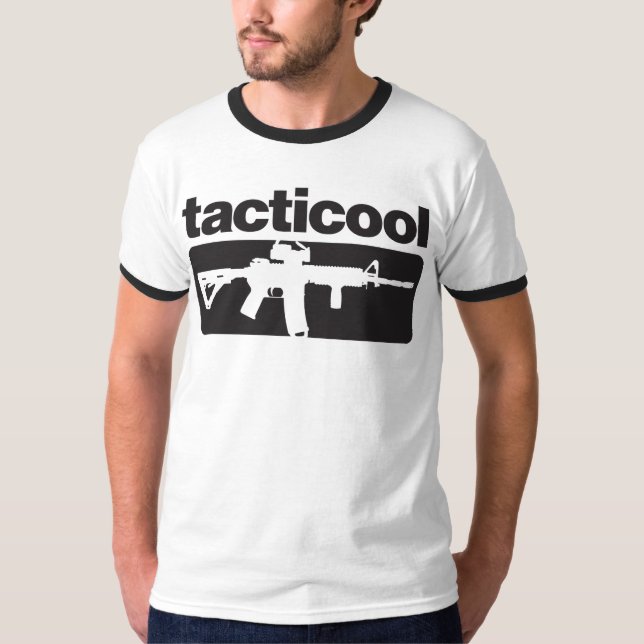 Tacticool - Black T-Shirt (Front)