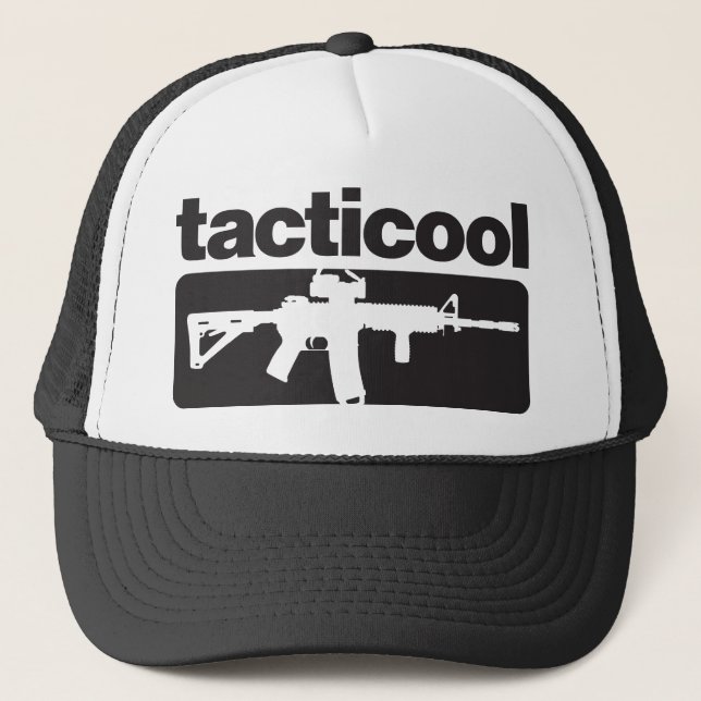 Tacticool - Black Trucker Hat (Front)