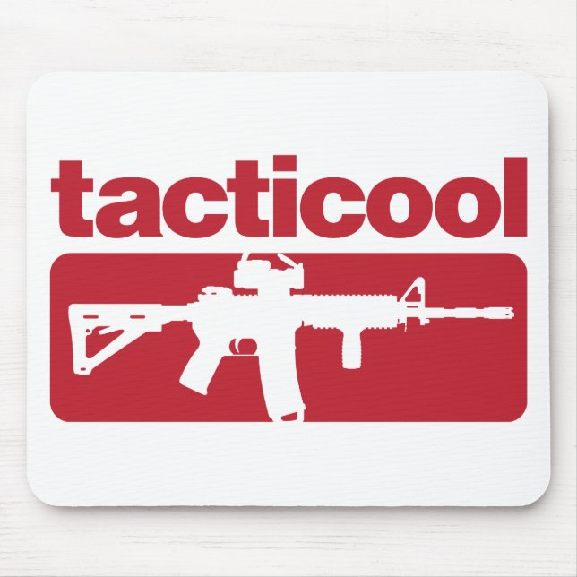 Tacticool - Red Mouse Mat (Front)