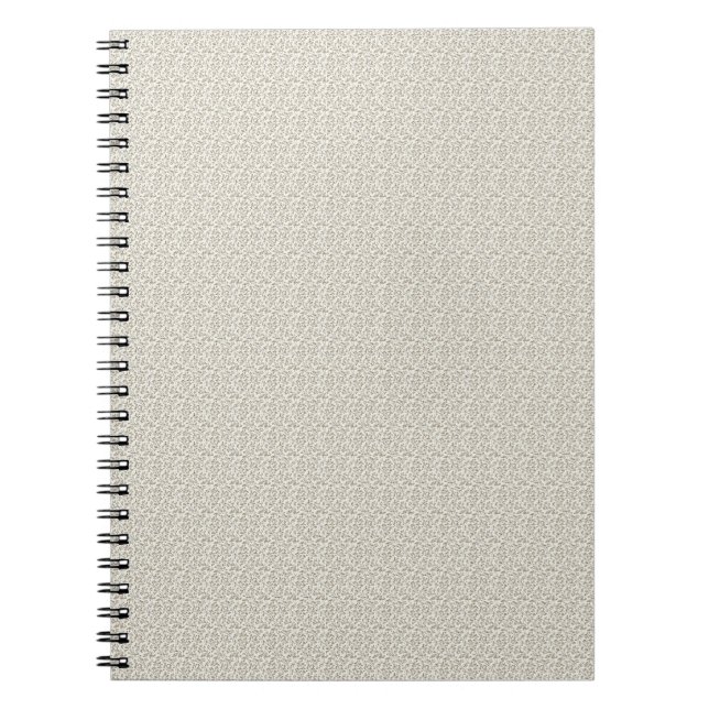 Tactile 1940s Soft Mauve & Olive Primrose Notebook (Front)