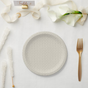 Tactile 1940s Soft Mauve & Olive Primrose Paper Plate