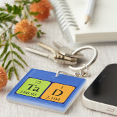 Tad periodic table name keyring (Front Right)