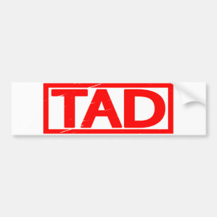 Tad Stamp Bumper Sticker