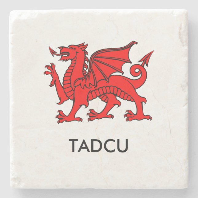 Tadcu - South Welsh Grandad Coaster (Front)