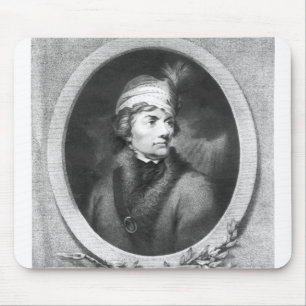 Tadeusz Kosciuszko , engraved by Christiaan Mouse Mat