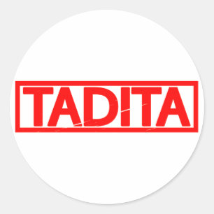 Tadita Stamp Classic Round Sticker