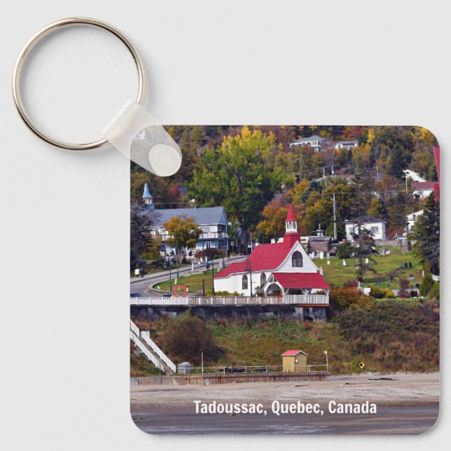 Tadoussac, Quebec, Canada Key Ring (Front)
