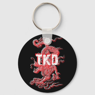 Tae Kwon Do Dragon Keychain