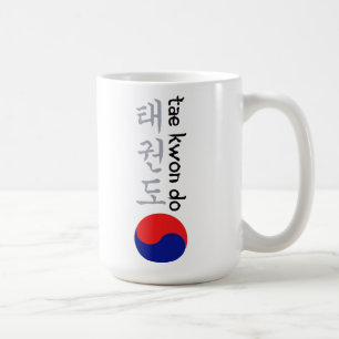 Tae Kwon Do Korean Calligraphy & Symbol Coffee Mug