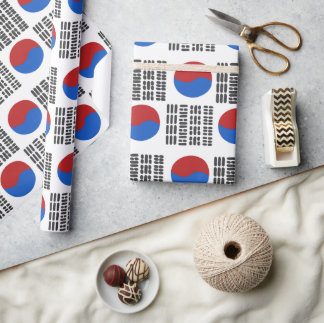 Taegeukgi 태극기 (Korea's National Flag) Wrapping Paper