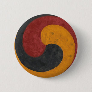 Taeguk 6 Cm Round Badge