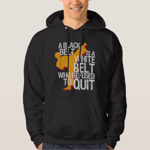 Taekwondo and Karate Black Belt Martial Art Studen Hoodie