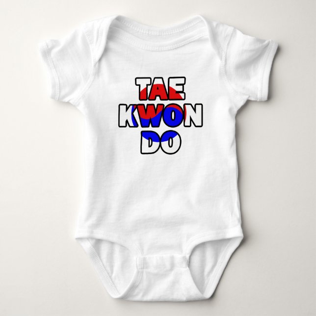 Taekwondo Baby Bodysuit (Front)