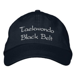 Taekwondo Black Belt - Navy Baseball Cap