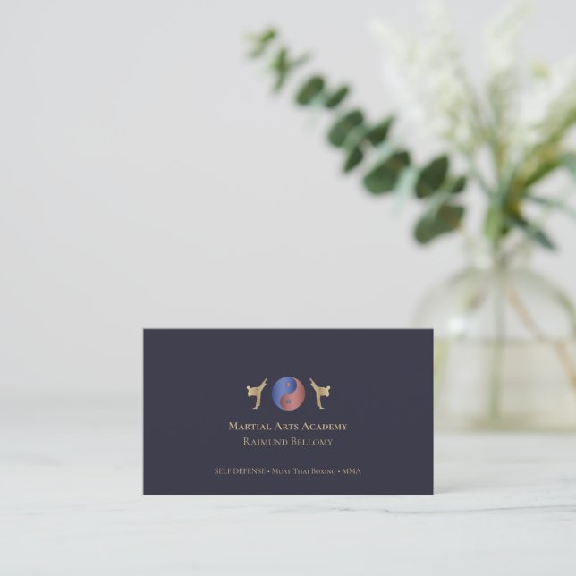 Taekwondo Business Card (Standing Front)