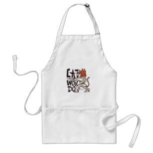 Taekwondo Cat  Standard Apron