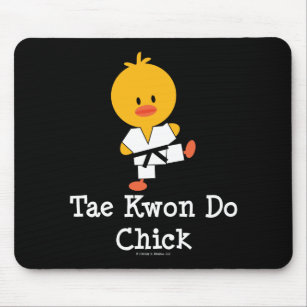 Taekwondo Chick Mousepad