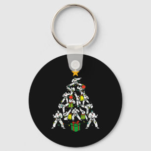 Taekwondo Christmas Tree Xmas Martial Arts Karate Key Ring