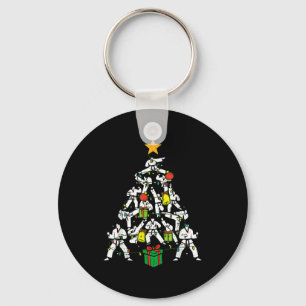 Taekwondo Christmas Tree Xmas Martial Arts Karate  Key Ring