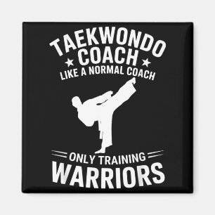 Taekwondo Coach Like A Normal Coach Only Training Magnet
