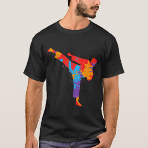 Taekwondo Colourful Martial Arts Kids Men Boys Kar T-Shirt