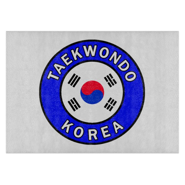 Taekwondo Cutting Board (Front)