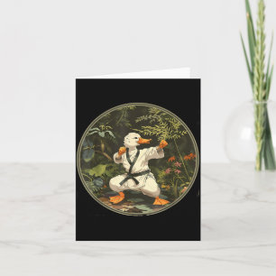 Taekwondo Duck Forest Judo Duck Duck Lover Martial Card