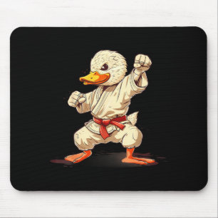 Taekwondo Duck Kung Fu Duck Martial Arts Judo Duck Mouse Mat