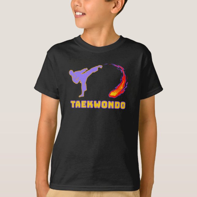 Taekwondo Energy Kick T-Shirt (Front)