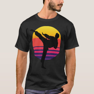 Taekwondo Fighter Sunset T-Shirt