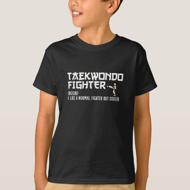 taekwondo Fighter T-Shirt (Front)