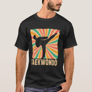 Taekwondo Fighter Taekwondo Silhouette T-Shirt