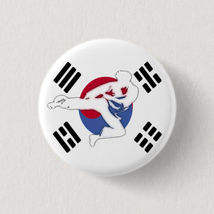 Taekwondo Flyer Button