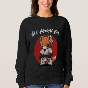 Taekwondo Fox - Funny TKD Korean Martial Arts Sweatshirt